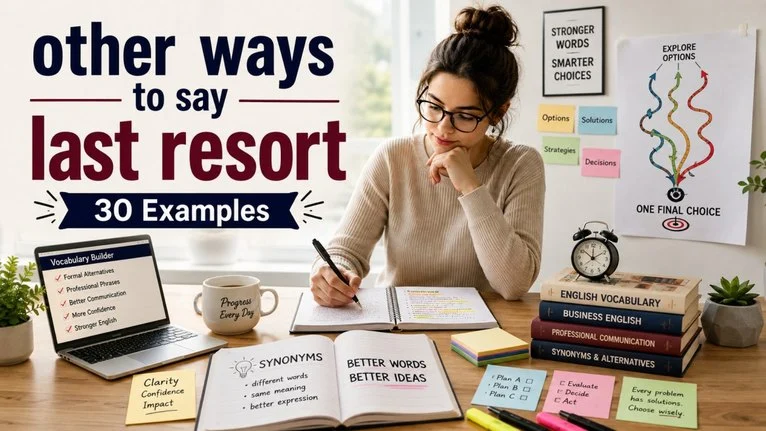 other ways to say last resort