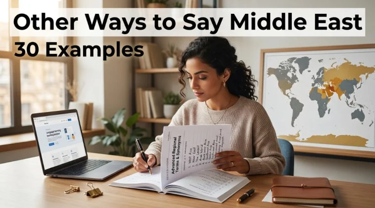 other ways to say middle east