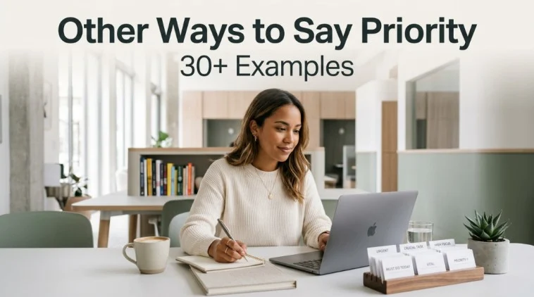 other ways to say priority