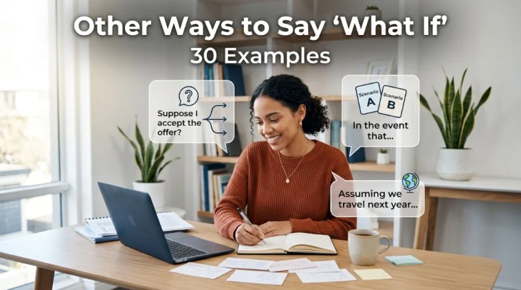 other ways to say what if